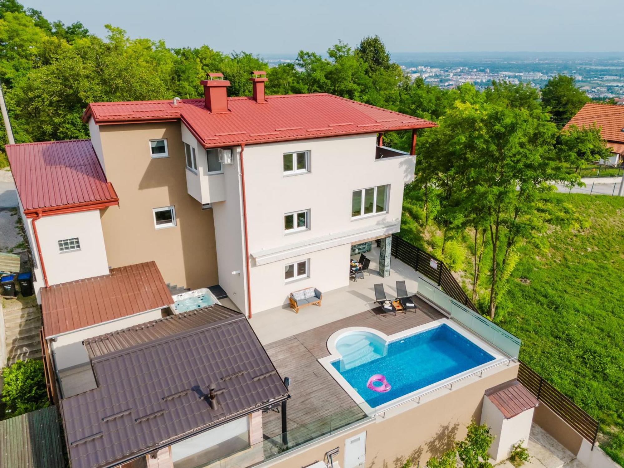 Carobni Pogled Zagreb Villa Eksteriør bilde